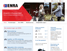 Tablet Screenshot of enra.nl